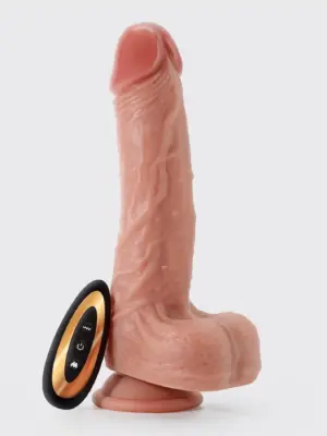 CRUSHIOUS INVIKTUS VIBE 8,5 LIQUID SILICONE VIBRATOR FLESH