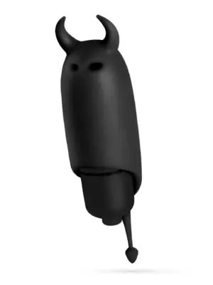 CRUSHIOUS O-PET DEVIL WITH 10 VIBRATION BULLET BLACK