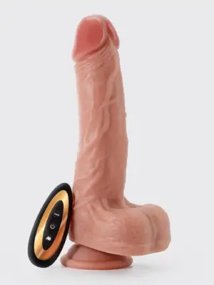 CRUSHIOUS LIQUID SILICONE VIBRATOR INVIKTUS VIBE 7.5 FLESH