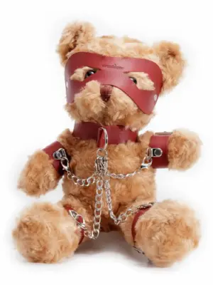 CRUSHIOUS CRUSHITO BONDAGE TEDDY BEAR RED 31CM
