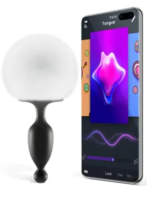 Magic Motion - Bunny App Controlled Vibrating Bunny Tail Anal Plug