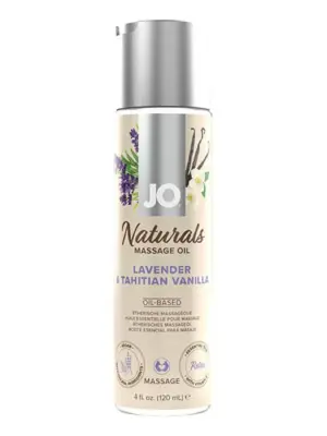 System JO - Naturals Massage Oil Lavender & Tahitian Vanilla 120 ml