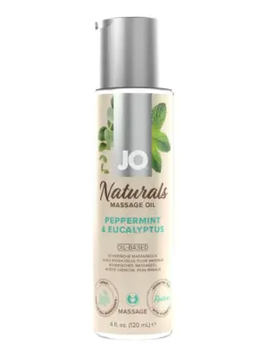 System JO - Naturals Massage Oil Peppermint & Eucalyptus 120 ml