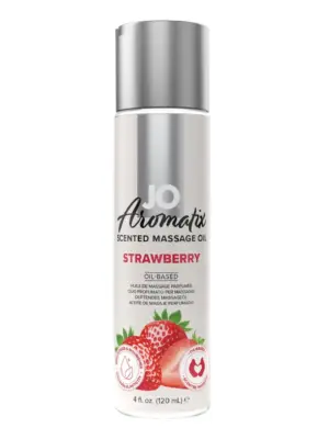 System JO - Aromatix Scented Massage Oil Strawberry 120 ml