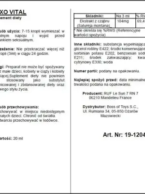 Supl.diety-APHRODICT SEXOVITAL 20 ml