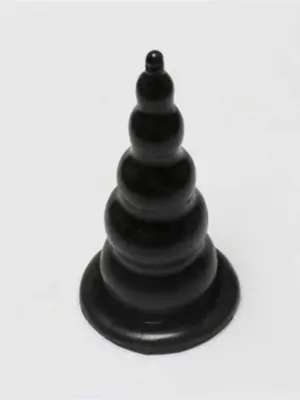 Rocket drill 7,3 inch black large anal plug 7,3 inch / 18,5 cm