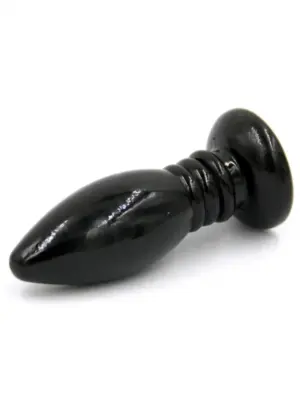 Rocket drill 3,4 inch black  anal plug 3,4 inch / 8,7 cm