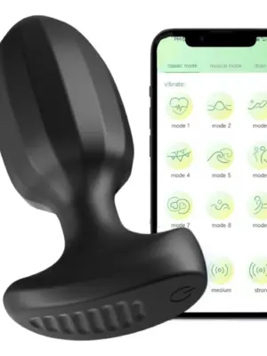 Power Escorts - BR192 - Remote Vibrating Plug - App Controled - Silicone