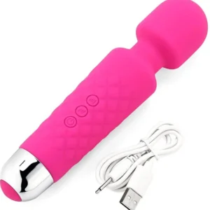 Iwand pink/ purple/ black  rechargeable silicone bodywand massager
