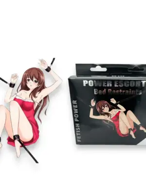 Power Escorts - BR243 - Bed Restraint Bondage Set BDSM - Big Colour Box