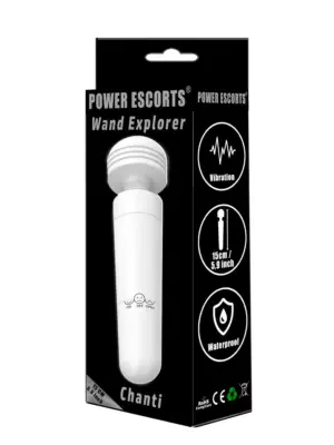 Wand Explorer-Chanti-Wibrator 15cm-White