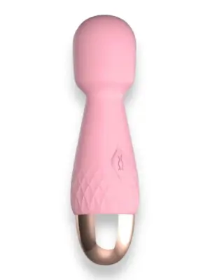 Power Escorts - Mini Wand De Luxe Pink - 11,6 Cm / 4.5 Inch Silicone Wand Massager