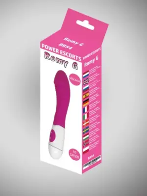 Romy g pink 20 cm silicone vibrating 10 speed