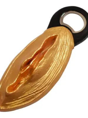 Kinky Pleasure - DS014 - Pussy Bottle Opener - Quirky and Fun Tool -Gold