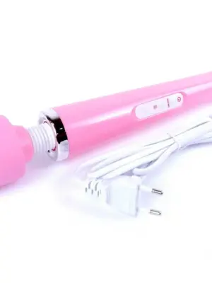 Stymulator Magic Massager Wand 10 Funkcji Różowy 110-240V