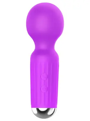 Stymulator-Rechargeable Mini Masager USB 20 Functions - Purple