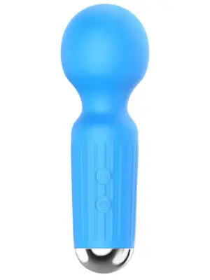 Stymulator-Rechargeable Mini Masager USB 20 Functions - Blue