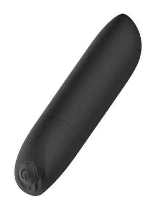 Stymulator-Rechargeable Powerful Bullet Vibrator USB 20 Functions - Shine Black