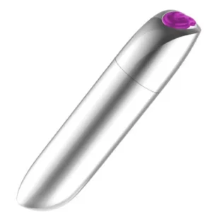Stymulator-Rechargeable Powerful Bullet Vibrator USB 20 Functions - Silver