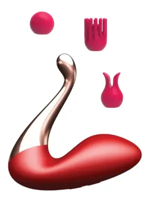 Stymulator - Swan massager, interchangeable heads - USB 9 Functions / APP Mobile