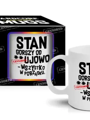 HARDCORE MUGS - kubek Boss 300ml - Stan gorszy od…ujowo