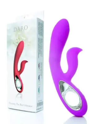 Wibrator-Daro,12 funkcji, USB Fioletowy