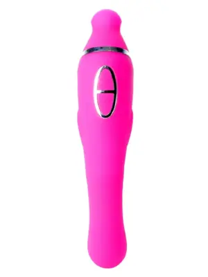Vibrator-HELEN Pink - 12 vibration functions / 8 stimulation functions USB