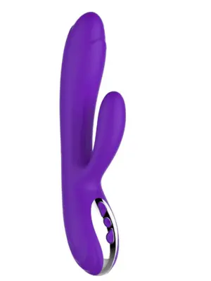 Wibrator-Joker Heating Double Vibrating Massage Stick -Purple