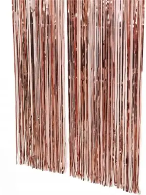 Kurtyna do zdjęć rose gold