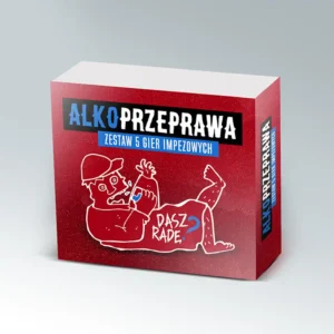 Gry-ALKOPRZEPRAWA 5w1-zestaw pięciu gier imprezowych