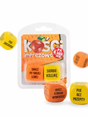 Zabawka - Kości imprezowe - panieński - różne kolory