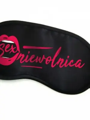 Maska-Opaska na oczy ""SEX NIEWOLNICA""
