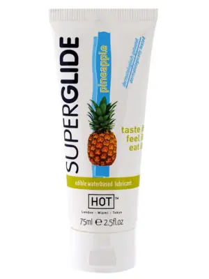 Żel-HOT Superglide PINEAPPLE- 75ml  edible lubricant waterbased