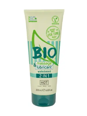 Żel do masażu i nawilżania HOT BIO 2w1 200ml