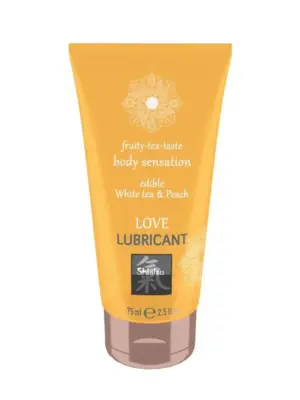 Żel- SHIATSU Love lubricant edible White tea & Peach