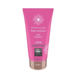 Żel-SHIATSU Love lubricant edible RASPBERRY