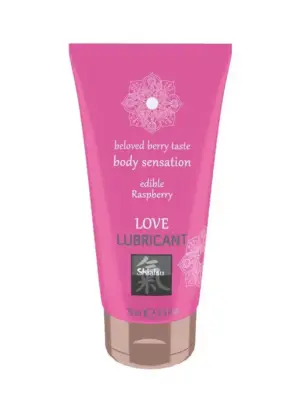 Żel-SHIATSU Love lubricant edible RASPBERRY