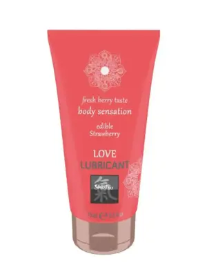 Żel- SHIATSU Love lubricant edible STRAWBERRY