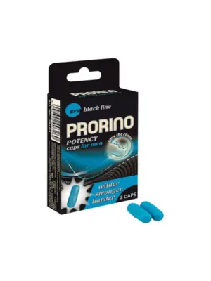 Suplement Diety PRORINO Men Potency Caps Black Line 2szt