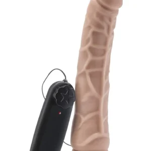 Dong 8 inch Vibrating Light skin tone