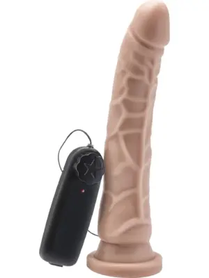 Dong 8 inch Vibrating Light skin tone