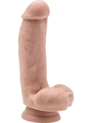 Dildo 6 inch with Balls Light skin tone