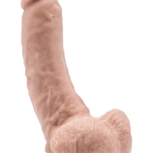 Dildo 8 inch with Balls Light skin tone