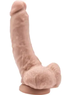 Dildo 8 inch with Balls Light skin tone