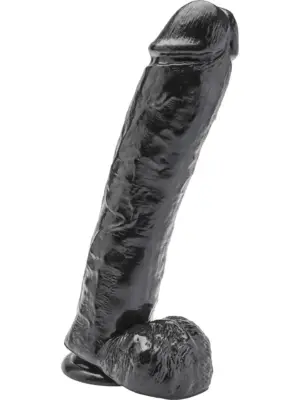 Dildo 11 inch with Balls Black
