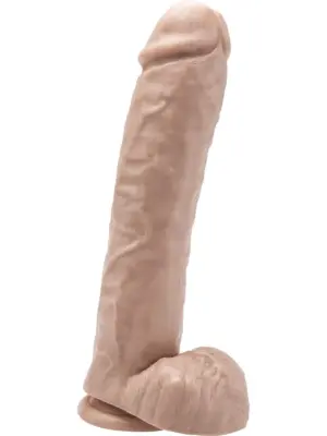 Dildo 11 inch with Balls Light skin tone