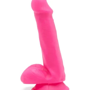 Happy Dicks Dildo 6 inch Balls Pink