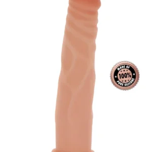 Silicone Dong 7.5 Inch Light skin tone