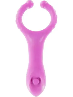 Vibrating Clit-Stim C-Ring Purple