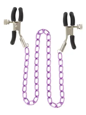 Stimulating Nipple Chain Metal
